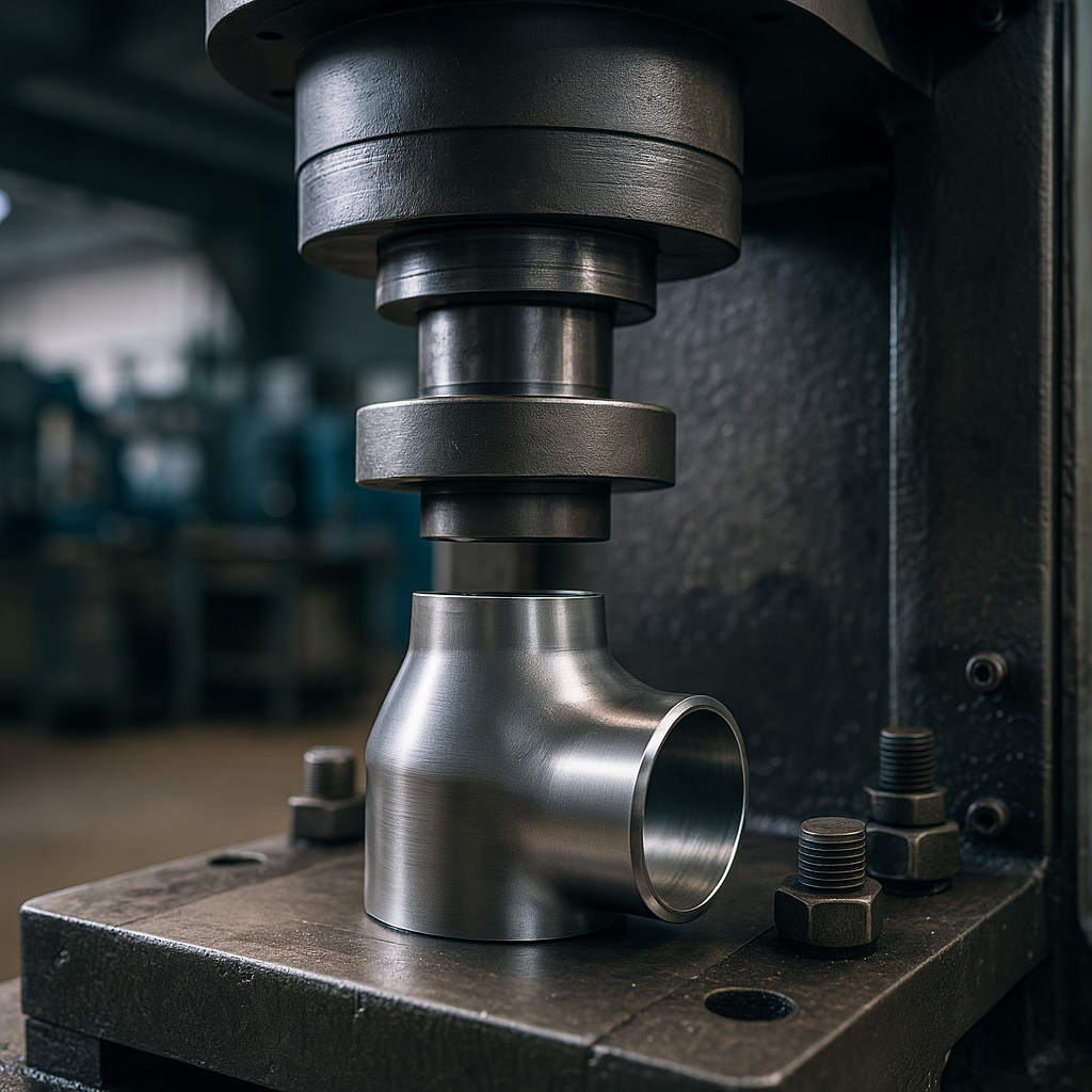 Cold press forming machine